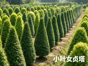 庭院花园绿化植物-小叶女贞塔