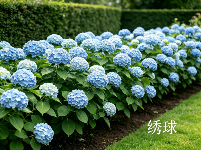庭院花园l绿化植物-绣球花